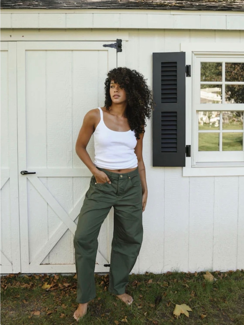 Parke Cotton Twill Horseshoe Pants